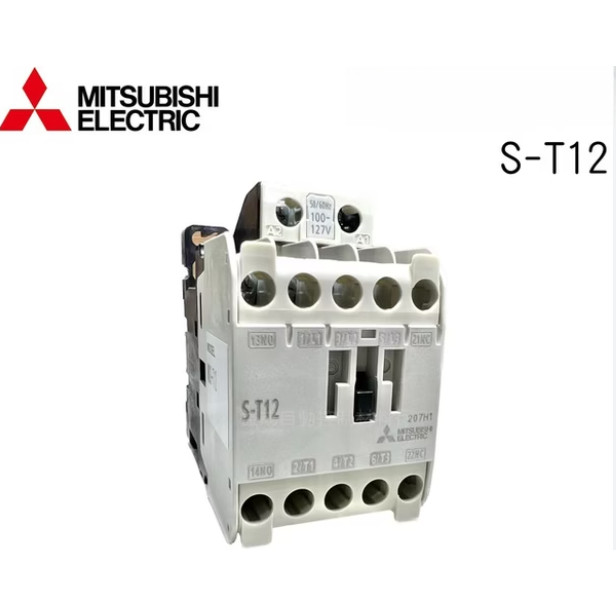 Mitsubishi AC Contactor S-T10 S-T11 S-T12 คอนแทคแม่เหล็กไฟฟ้า 24V 36V 48V 110V 220V 380V