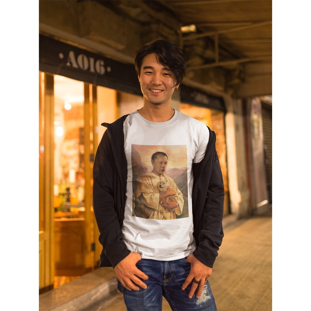 พร้อมส่งจากไทย 🚀 เสื้อคริปโต ลาย Elon Doge Coin 🙌 S-5XL