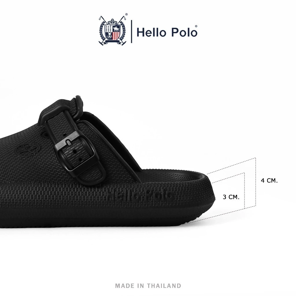 Hello Polo รองเท้าแตะเปิดปลายเท้า HP8047 แบบสวม EVA กันน้ำ thumbnail 10