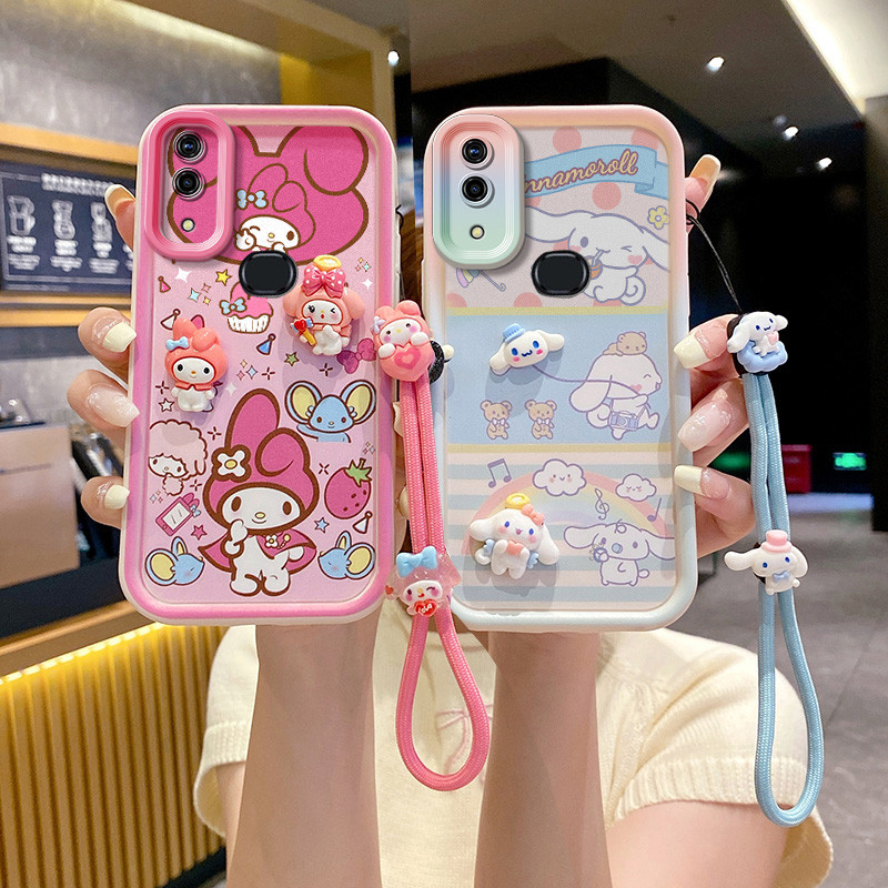 เคส samsung a10s เคสซัมซุง a10s เคส samsung m01s เคสโทรศัพท์ตุ๊กตา 3D น่ารักสําหรับเคส