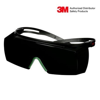 3M™ แว่นตานิรภัยกันสะเก็ด/เชื่อม ชนิดเลนส์ดำ SecureFit รุ่น SF3750AAS-BLK, OTG Gray 5.0 IRAS