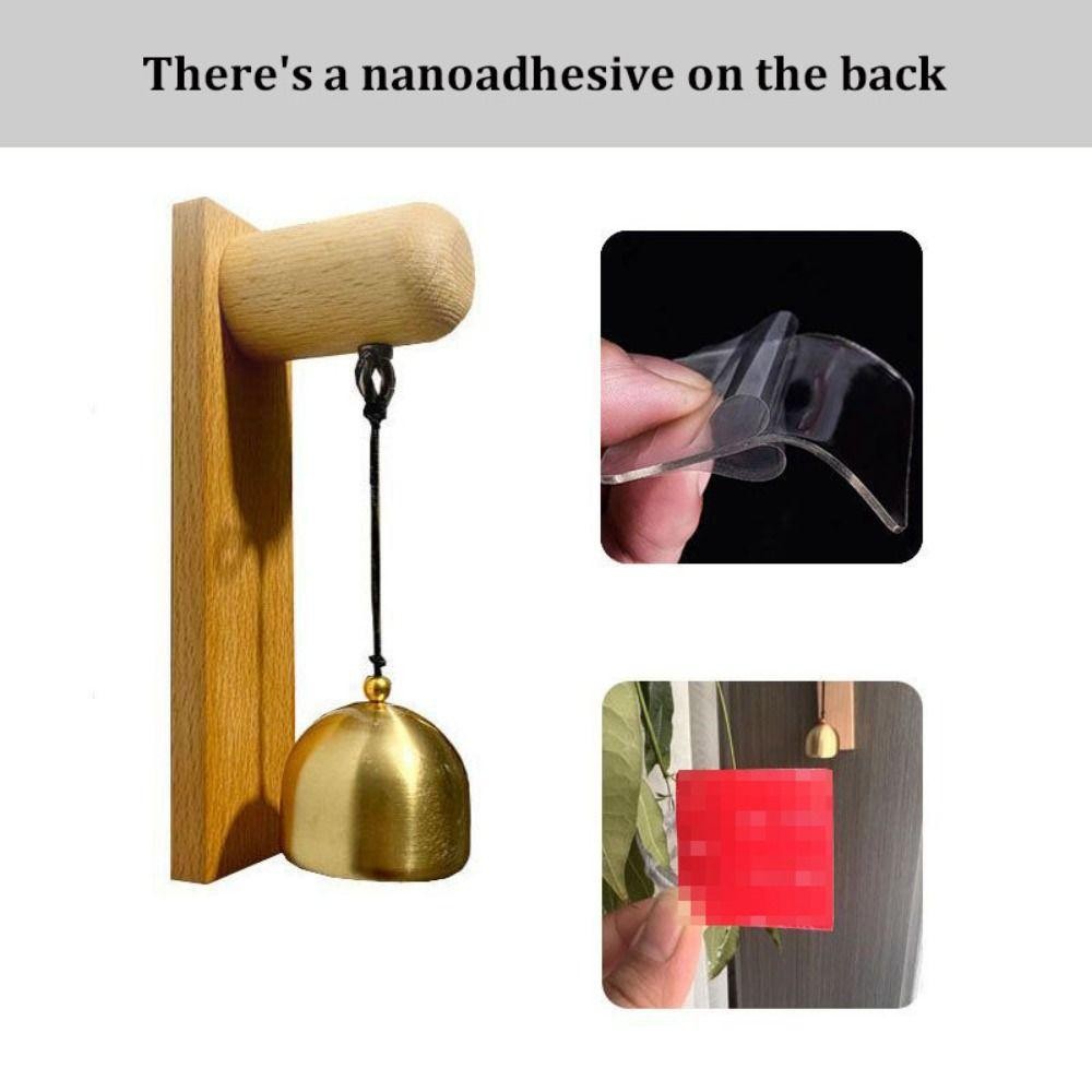 กระดิ่งประตู BROA สไตล์ญี่ปุ่นหรูหราจากไม้ สำหรับติดตั้งที่ประตูบ้านหรือธุรกิจ - รูปที่ 2