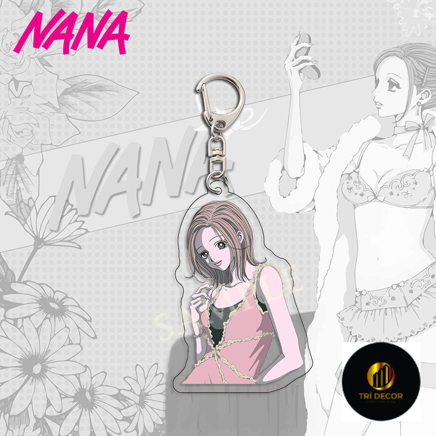 พวงกุญแจอุปกรณ์ต่อพ่วงที่แตกต่างกันในโลก Nana, Nana Osaki HD สองด้าน Nana Komatsu Nana