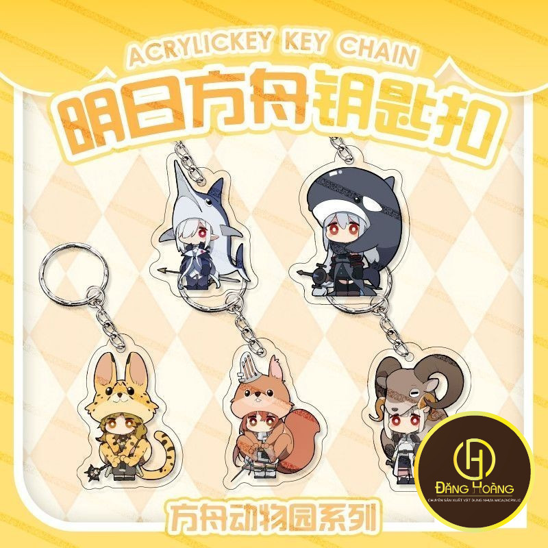 Skadi Eunectes สัตว์ Series อะนิเมะพวงกุญแจ Arknights อะคริลิค Key Chains น่ารัก WomanPendent กระเป๋