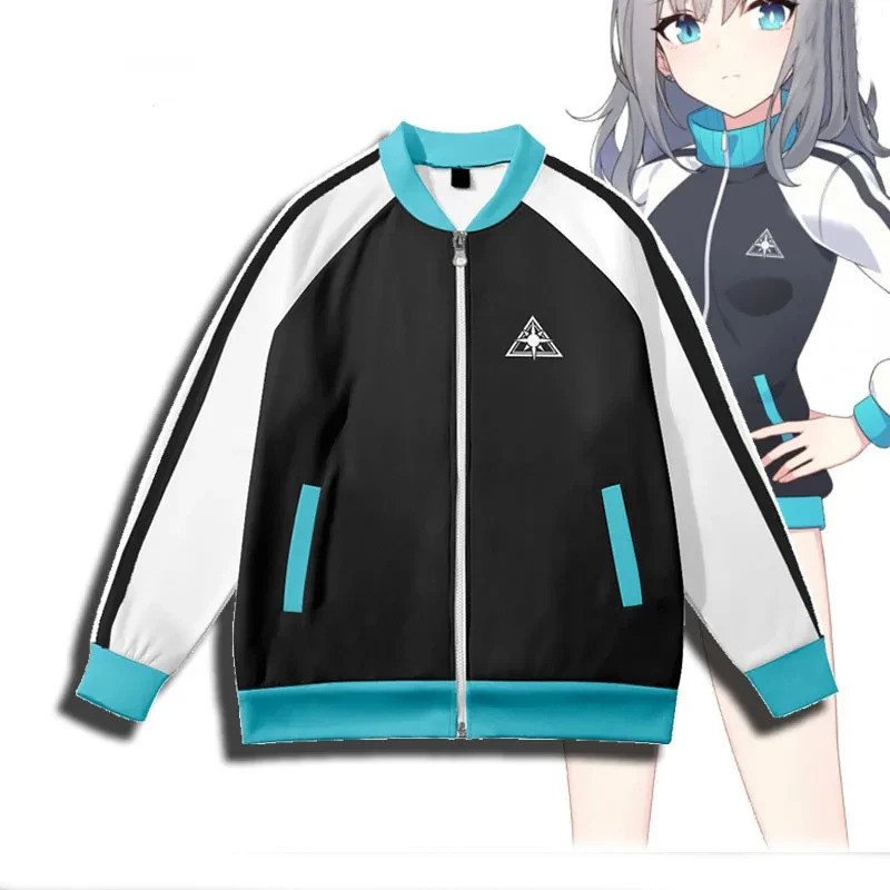 3d เกม Blue Archive Shiroko Sunaookami ผู้ชายผู้หญิงเสื้อคอสเพลย์ชุดเบสบอลเครื่องแต่งกาย