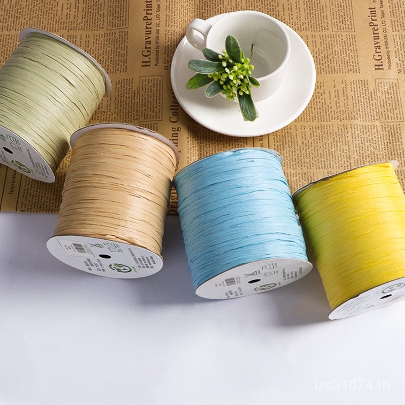 หมวกพินพิเศษ Yan Yi Yi กระเป๋าทำมือ ด้ายถัก กระเป๋าถักไหมพรม DIY วัสดุลาไฟต์ ผ้าฝ้าย ฟาง 8SJG