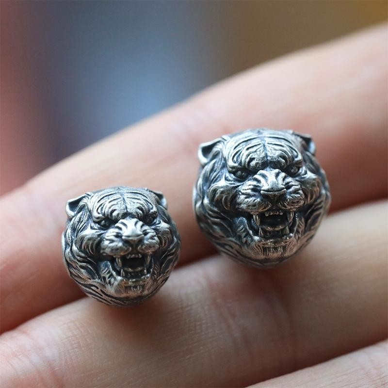 [คลังสินค้าพร้อม] Tiger Transfer Bead Female Benming Year Little Tiger Bracelet Boys Xiaohu Year diy Bracelet