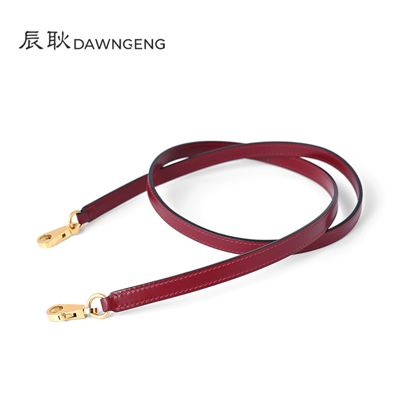 Chen Geng Modified kelly25 28 กล่องกระเป๋าหนังสายคล้องไหล่ Hand-Sewn Cross-Body Shiny Bread Strap