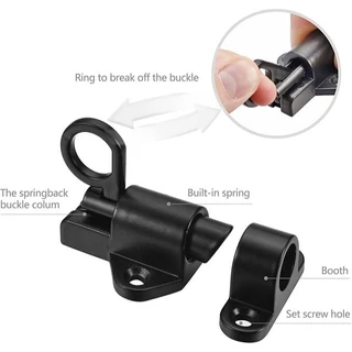 กลอนล็อคประตู สลักปิดตัวเอง แบบสปริงเด้งกลับ Self-Closing Latches กลอนประตูเหล็ก หน้าต่าง