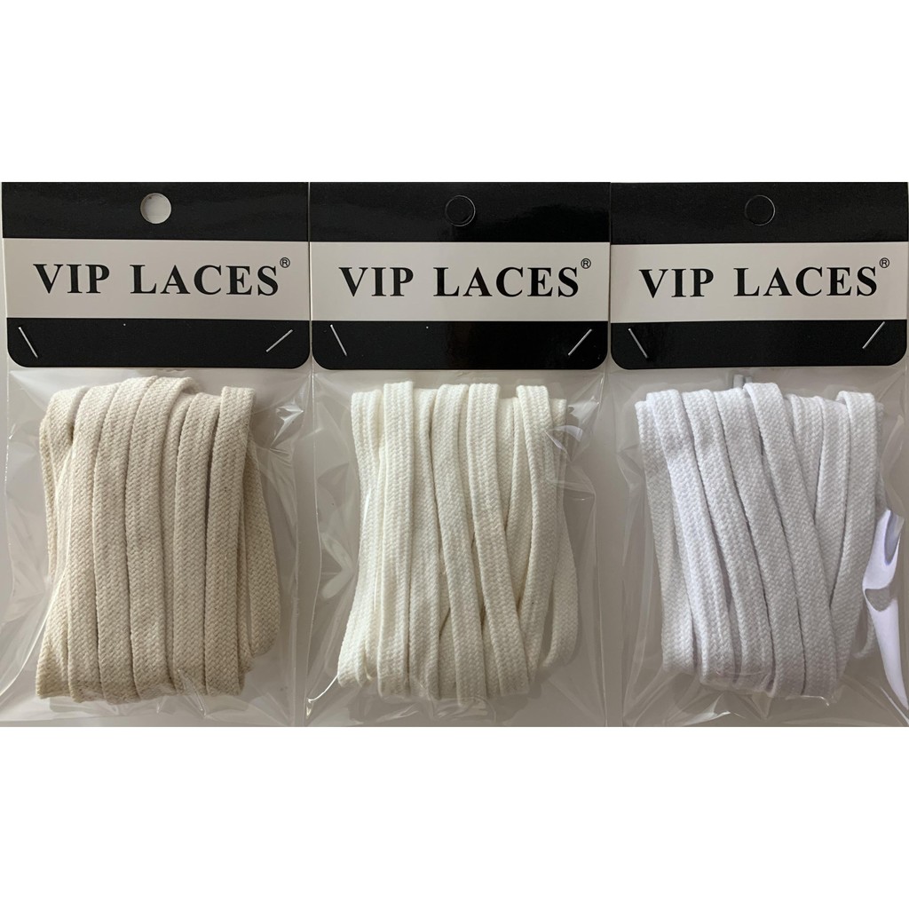 สต็อกพร้อม-xvessel GOP Lows รองเท้าผ้าใบ Low-Top สีดําสีขาว Beige Laces 120cm140cm