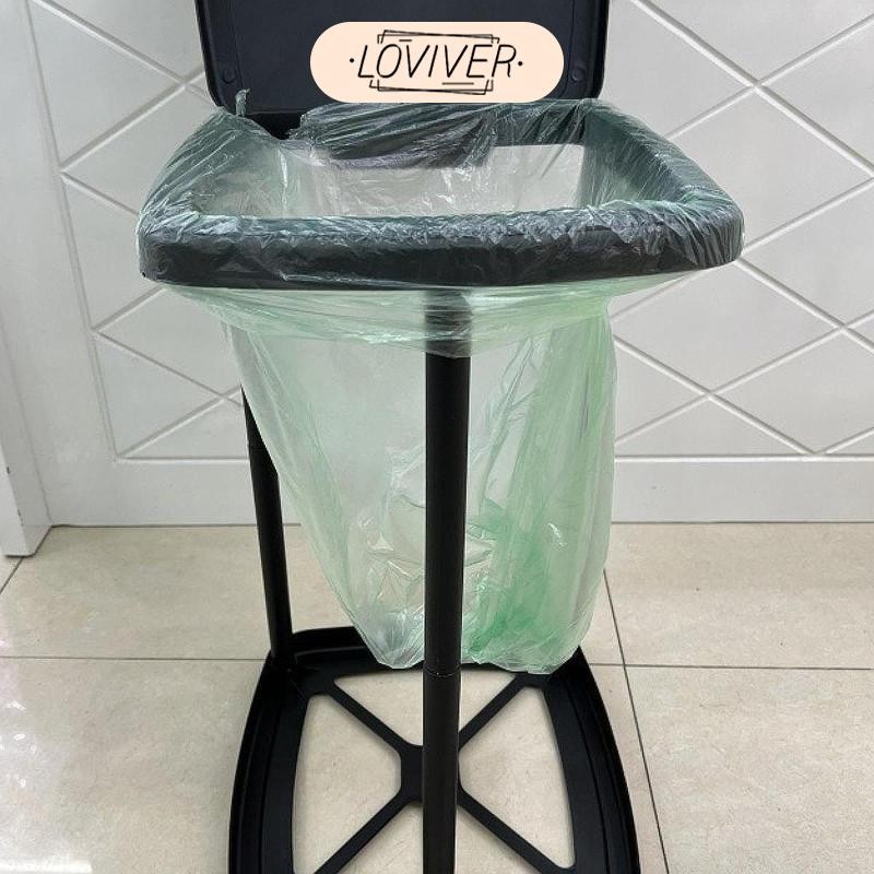 LOVIVER แบบพกพาถังขยะกระเป๋าผู้ถือถังขยะยืนเครื่องประดับจัดเก็บง่ายหอยขยะ