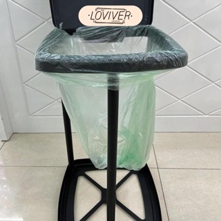 LOVIVER แบบพกพาถังขยะกระเป๋าผู้ถือถังขยะยืนเครื่องประดับจัดเ…