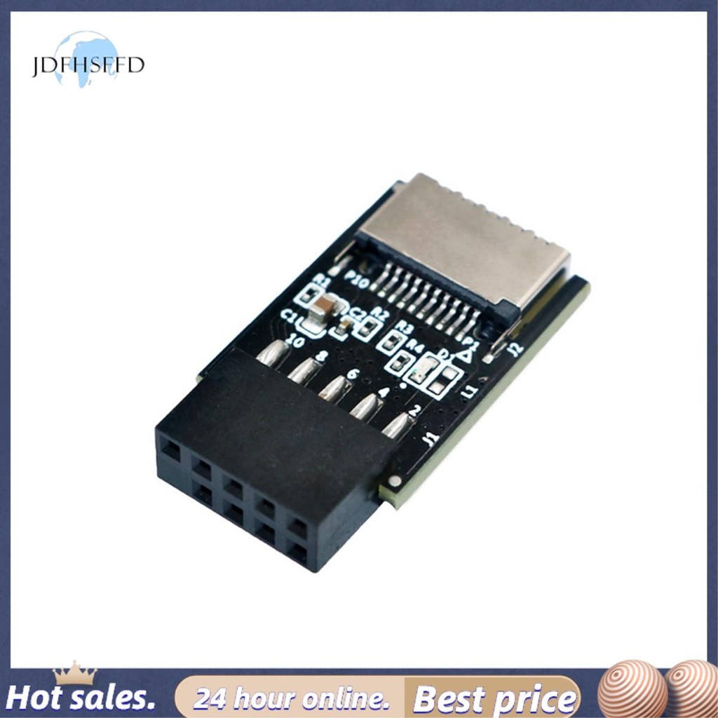 อะแดปเตอร์ภายใน USB 2.0 9Pin to TYPE-E USB 2.0 9Pin to TYPE-E USB 2.0 9Pin แผงด้านหน้า Header to Typ