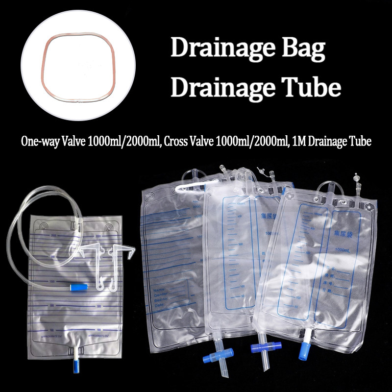 1000/2000ml ถุงปัสสาวะถุงระบายน้ําปัสสาวะ Pee Holder Collector Urination Catheter Bag Personal Care อุปกรณ์เสริม