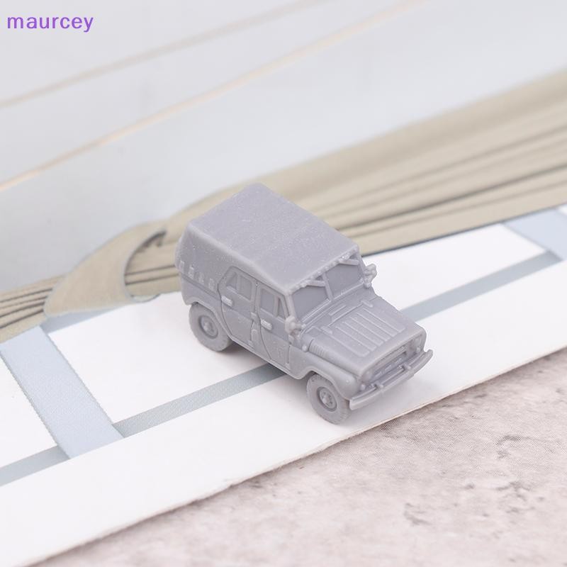 Maurcey 1 PCS 1/144 Scale UAZ-469 4x4 High Utility สีเทารุ่นรถชุด 3D การพิมพ์ Scale รุ่น Jeep รุ่น T