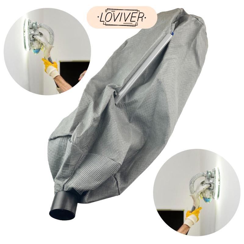 LOVIVER เครื่องเจียรผนัง ถุงเก็บฝุ่น Abrasion-proof Dry Wall Sander สิ่งที่แนบมา