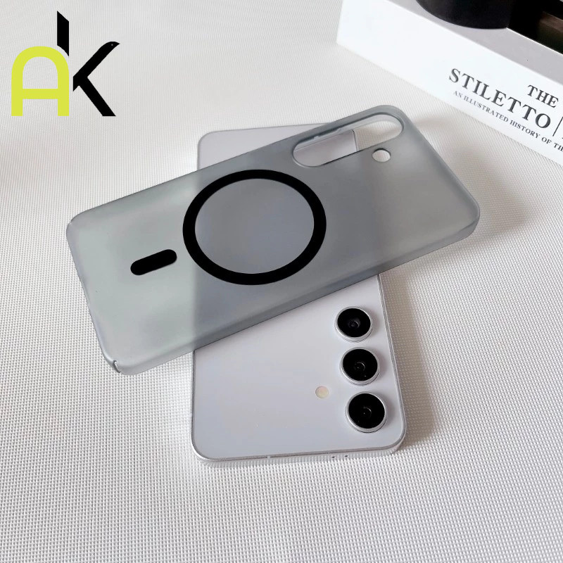AK หรูหรา เคสโทรศัพท์แม่เหล็กสําหรับ Samsung A17 A07 A56 A36 A55 S25 S26 Ultra A15 A16 A06 A54 A57 A37 กันกระแทกปกแข็ง