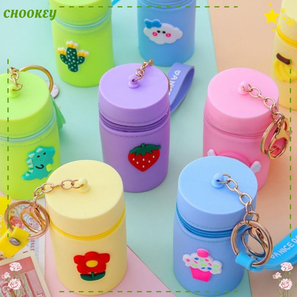 Chookey กระเป๋าซิลิโคน สําหรับใส่จัดเก็บหูฟัง เหรียญ
