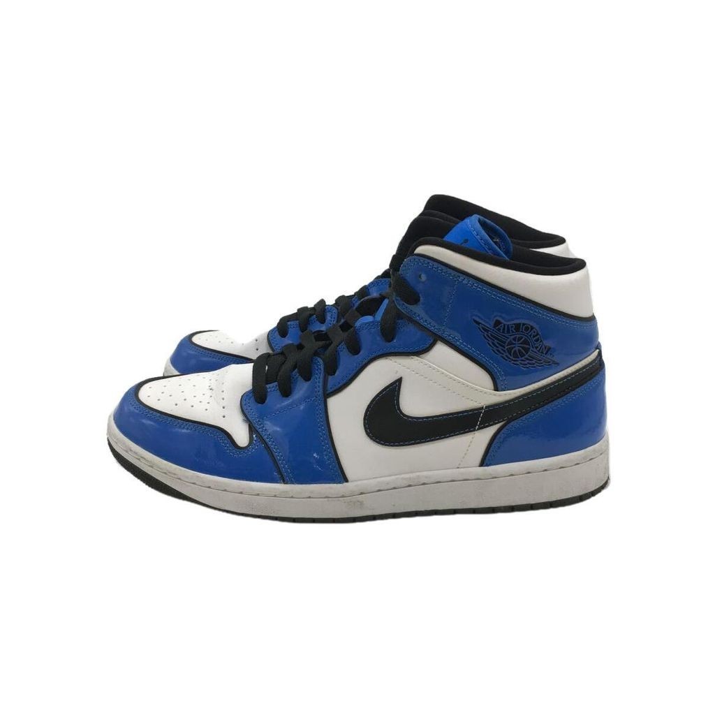 Nike Air Jordan 1 2 8 รองเท้าผ้าใบ ข้อสูง เคลือบสีฟ้า ส่งตรงจากญี่ปุ่น มือสอง
