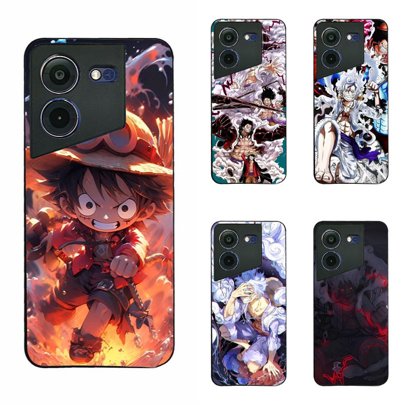 ปลอกสําหรับ Tecno Pova 5 Pro 5G One Piece Luffy Gear 5 เคสโทรศัพท์ป้องกัน