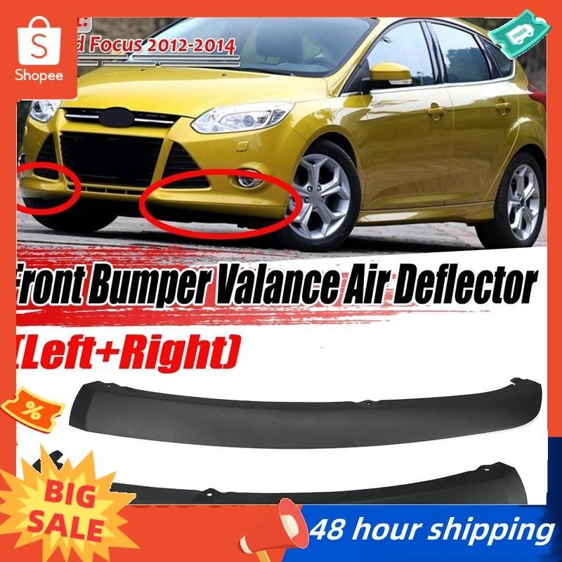 พร้อมส่ง สปอยเลอร์กันชนหน้า 2 ชิ้น สําหรับ Ford Focus 2012-2014 FO1095244C CP9Z17626B