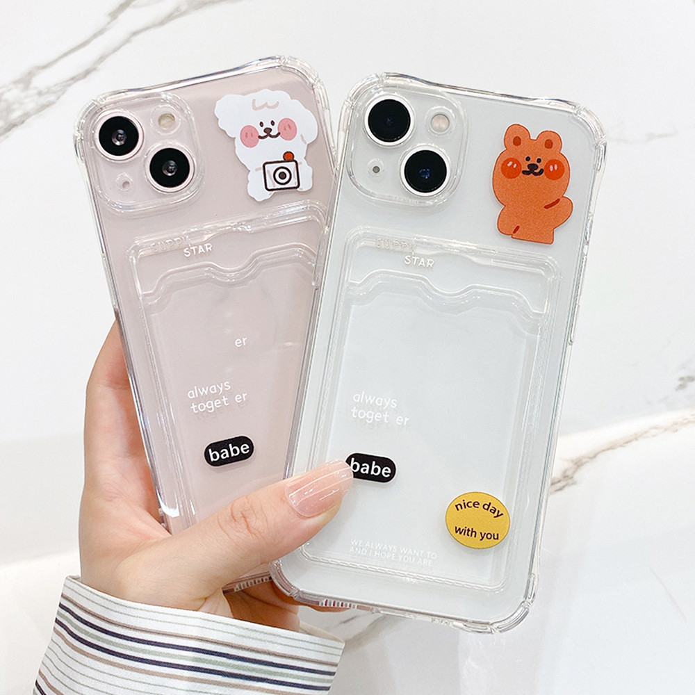 การ์ด TPU for เคส Samsung A55 A05 S23 S24 Ultra A03 A12 A13 A21s A22 A30 A32 A33 A34 A35 A50 A50s A30s A52 A53 A54 A73