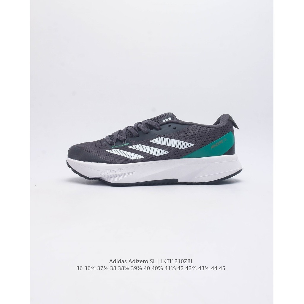 Adidas ADIZERO SL Training and Marathon Running Shoes   Fast Charge Sneakers รองเท้าผ้าใบผู้ชาย รองเท้าฟิตเนส รองเท้าเทร