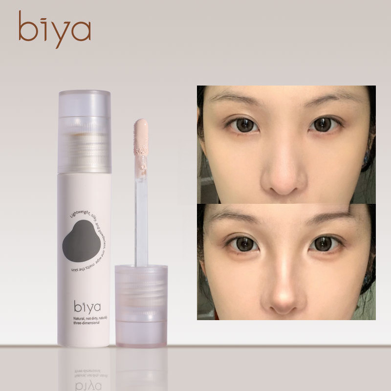 Biya Liquid Contouring Highlighter Stick 三维 จมูก Shadow Shadow คอนซีลเลอร์ Tear Trough Face Brightening Matte Cream