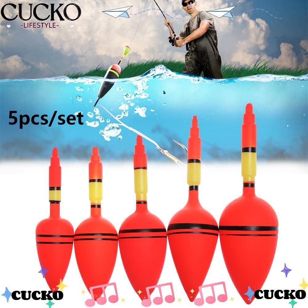 Cucko แท่งไฟเรืองแสง สําหรับตกปลา 5 ชิ้น/ชุด