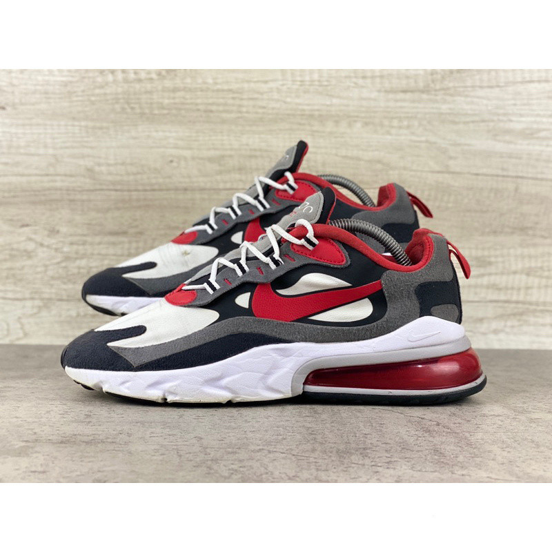 Nike Air Max 270 react'university รองเท้าผ้าใบ สีแดง ไซซ์ 42.5 (27 ซม.)
