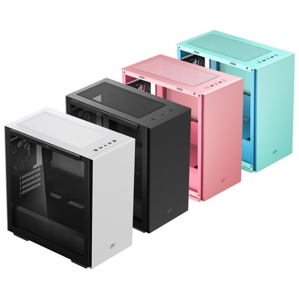 DEEPCOOL MACUBE 110 Black Micro ATX Case with Full-Size Magnetic Tempered Glass / CH370 (MICRO-ATX)