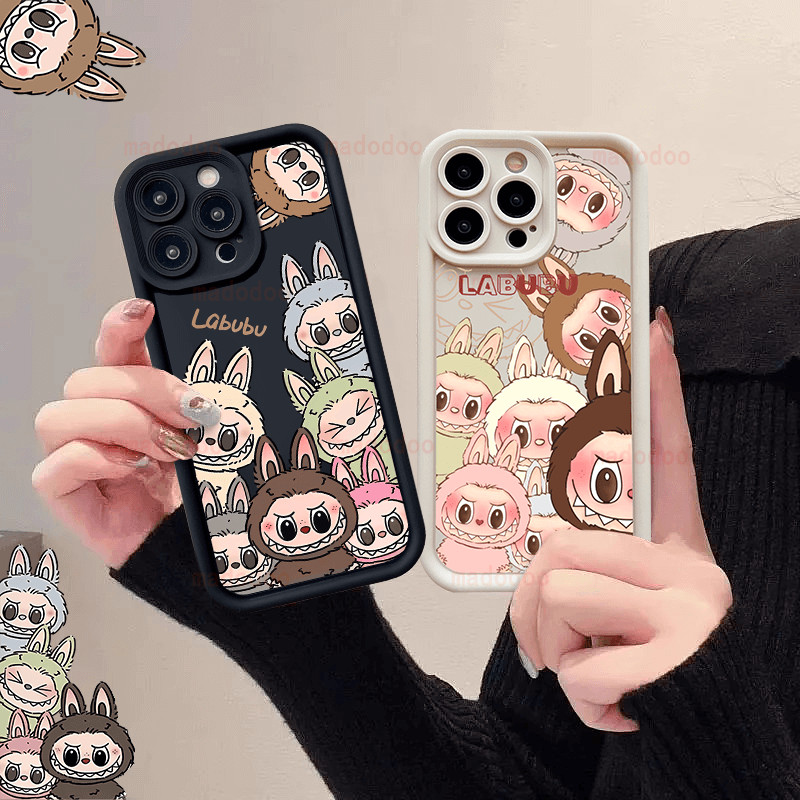 เคส Cute POP MART Labubu Couple Silicone Realme Note 50 C65 C63 C61 C53 C51 C55 C33 C30 C30S Narzo 50A 50i 20 30A Prime C25Y C31 C21 C15 C12 C25 C25S C35 C21Y C20 C11 2020 2021 C2 C1 Pro 5 5S 5I Cartoon Tpu Lens Protection Soft Phone Case JT 49