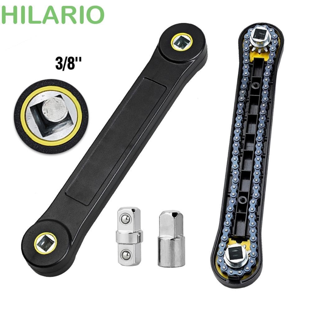 Hilario Extension Wrench Repair Tool Vehicle Impact Driver Universal Adjustable 3/8Socket Ratchet