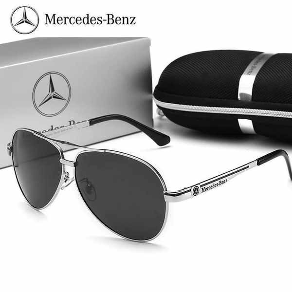 blue elephant claire แว่นตา แว่นกันแดดรุ่นใหม่ของ Mercedes-Benz เลนส์โพลาไรซ์ผู้ชายแว่นกันแดดนักบินฮิปฮอปผู้ชายแว่นตาขับรถอินเทรนด์แว่นตาขับรถ