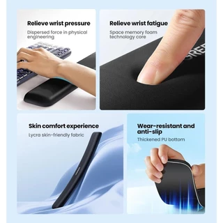 Ugreen สายรัดข้อมือหน่วยความจําโฟม Cloud Wrist Guard คีย์บอร์ดสร้อยข้อมือ Pad Palm สําหรับคีย์บอร์ด Soft Pad Palm Hand Wrist