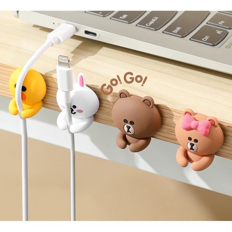 Dreamerhouse Desktop Cable Organizer Data Cable Storage Holder Perforation-Free Mobile Phone Charger