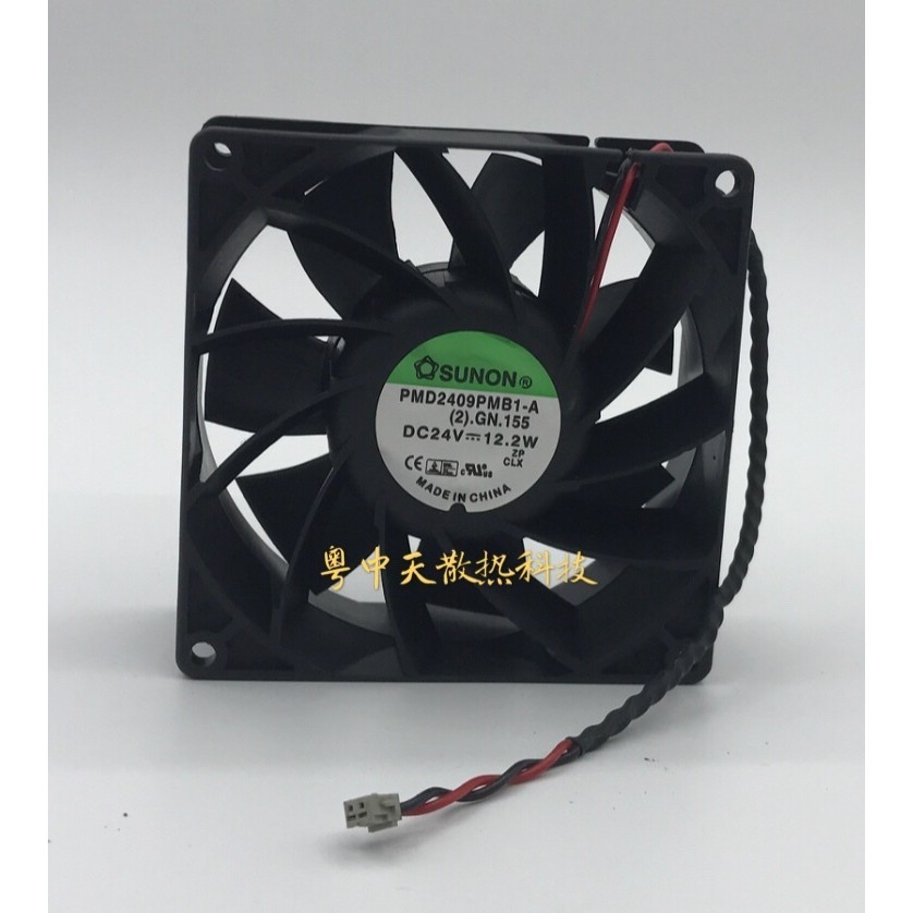 Original SUNON PMD2409PMB1-A 24V 12.2 W 9238 9CM SUNON พัดลมอินเวอร ์ เตอร ์