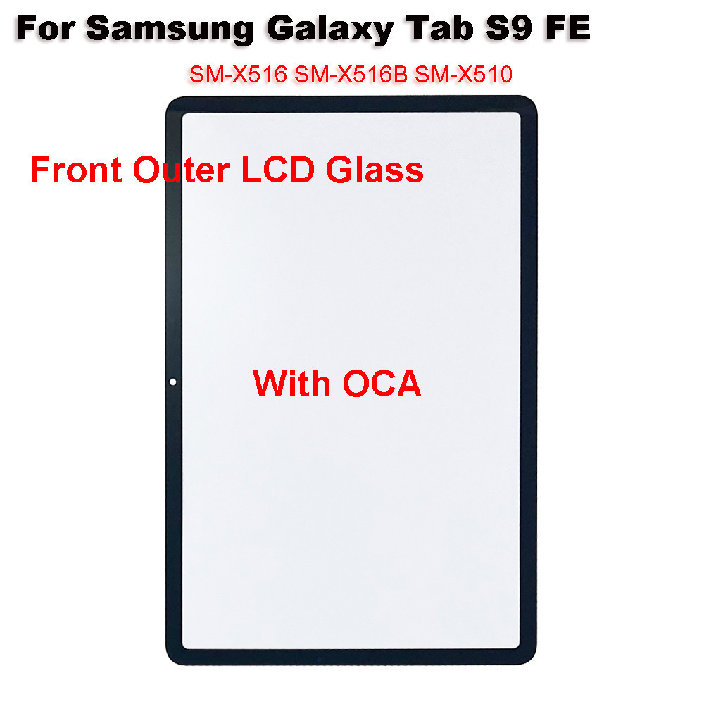 สําหรับ Samsung Galaxy Tab S9 FE SM-X516 SM-X516B SM-X510 X510 X516 หน้าจอสัมผัสแผงแท็บเล็ตด้านหน้าด