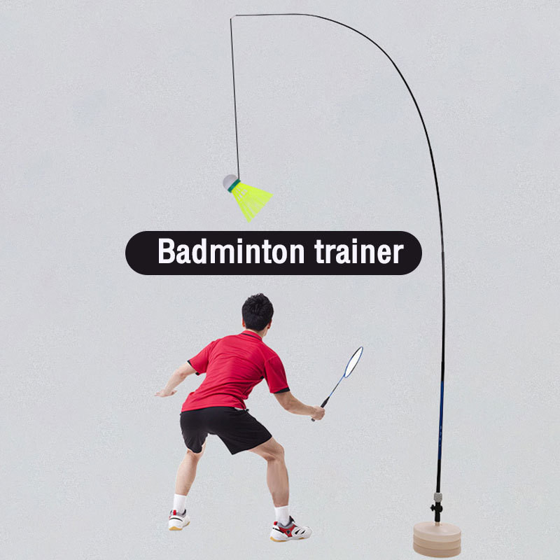 เทรนเนอร ์ แบดมินตันเดี ่ ยวฝึกฟิตเนส Sparring แขวน Spinning Ball Force Simulator