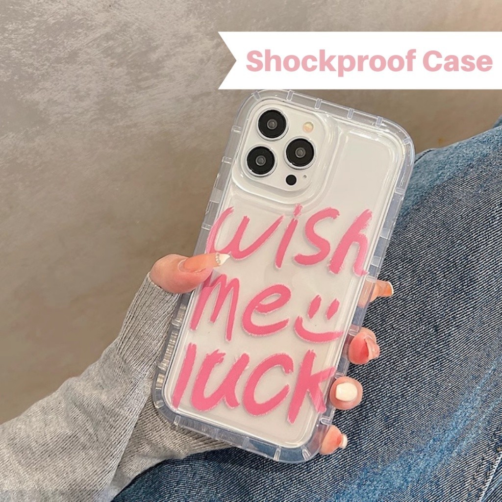 Wish Me Luck ถุงลมนิรภัยเคสกันกระแทก vivo y02 y27 y36 4g 5g y16 y17 y15 y12 y21 2021 y22 2022 y20 y1