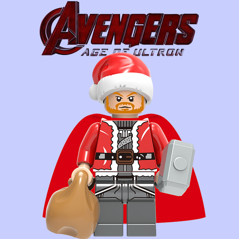 Marvel Avengers Thor 2 การศึกษา Boy ประกอบ Minifigure Building Block ของเล ่ นเข ้ ากันได ้ กับ Lego คริสต ์ มาสของขวัญ