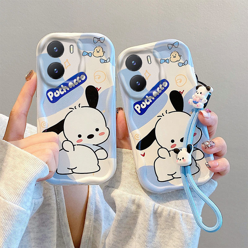 เคส OPPO A57 4G 2022 A77S A77 5G โทรศัพท์น่ารักป้องกันกรณี + สร้อยข้อมือน่ารัก MR
