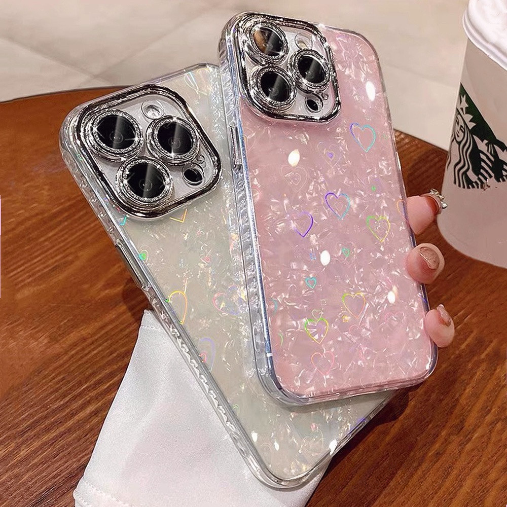 Minimalist เลเซอร์เลนส์ป้องกัน iPhone สําหรับ iPhone 15 Pro Max 15 Pro 15 14 13 12 11 Pro Max ครอบคลุมเต็มรูปแบบกันกระแทกอะคริลิค