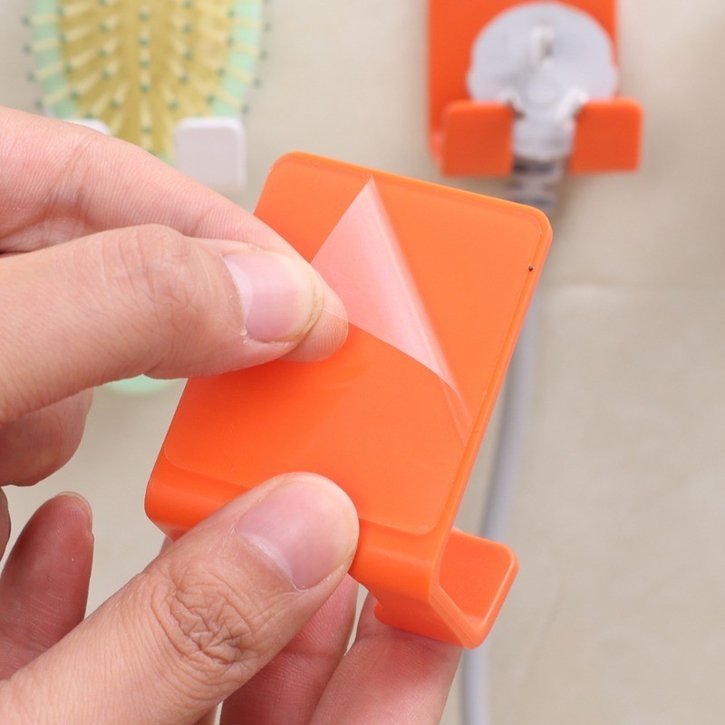 Punch-free Cable Holder Power Cord Plug Hook - Home Wall Kitchen Storage Rack - Self-adhesive Multi-Purpose Hanger - รูปที่ 4