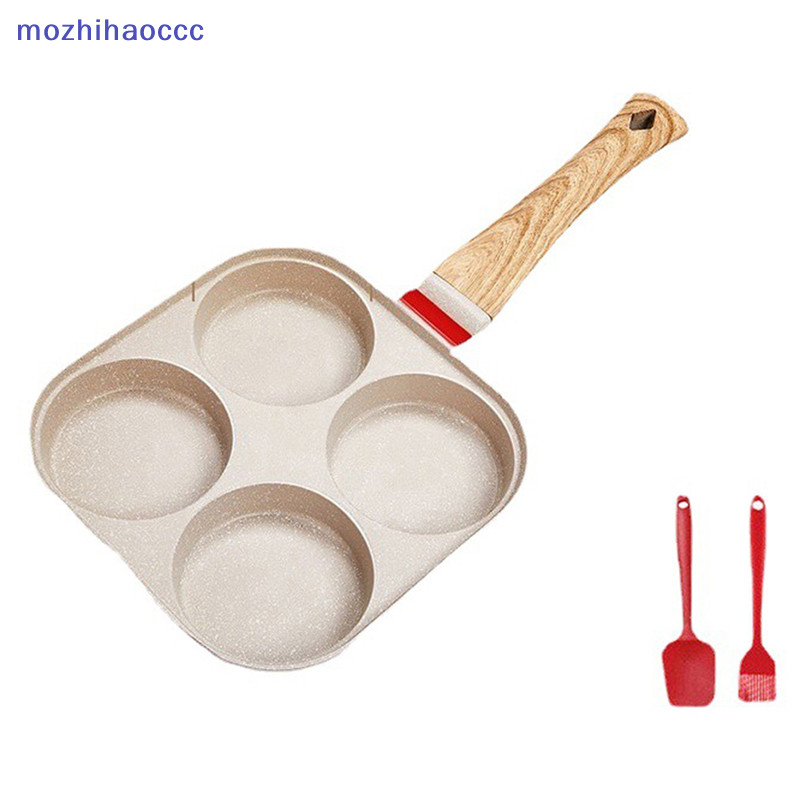 [mozh ] กระทะหม ้ อทอดสี ่ หลุมกระทะไข ่ เจียวหนากระทะสเต ็ กแพนเค ้ กไข ่ [TH ]