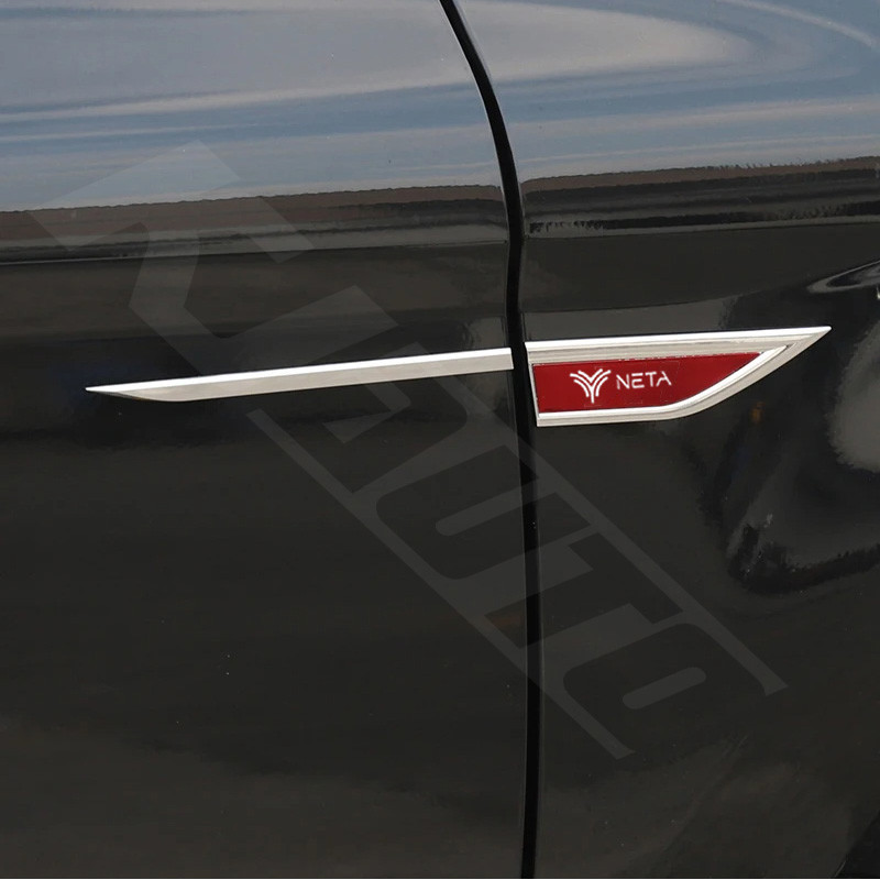 2 ชิ้น/เซ็ต Neta รถ Fender สติกเกอร์โลหะภายนอกตกแต่งขวาซ้าย Decals การปรับเปลี่ยนสําหรับ Neta V GT 2022 2023 2024 อุปกรณ์เสริม - รูปที่ 5