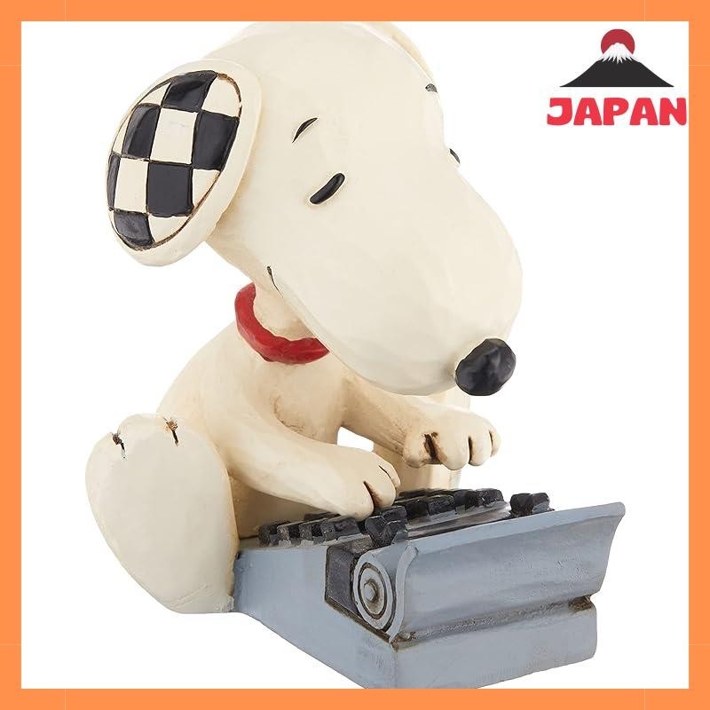 [Direct from Japan][Brand New]enesco Enesco Peanuts by Jim Shore Snoopy Typing Miniature Figurine, 3 Inch, Multicolor