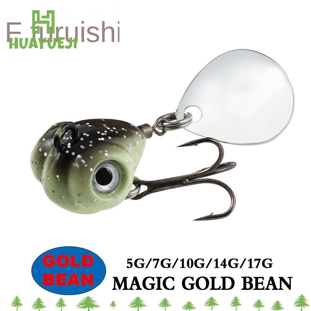 Yueji 1 PC เหยื่อตกปลาโลหะ, ช้อนโลหะ Treble Hook VIB Lure, หมุน Spinner Tackle electroplated ช้อนตกปลา Lure ตกปลาน้ําแข็ง
