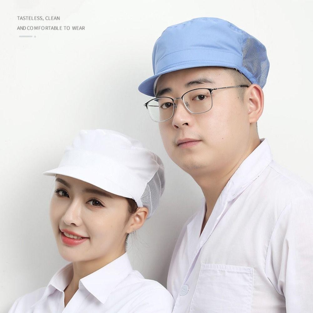 หมวกทํางาน ฮุ่ย, ผ้าบริการอาหารหมวกเชฟ, เก๋ไก๋กันควันฝุ่นตาข่ายระบายอากาศชุดทํางานตาข่ายคลุมผมหมวกโรงแรมร้านอาหาร - รูปที่ 5