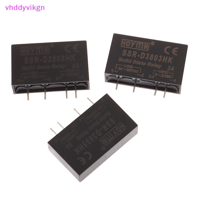 Vhdd Solid State Relay PCB SSR-D3803HK D3805HK D3808HK เฉพาะ Pins 3A 5A 8A DC-AC Solid State Relay PCB พร ้ อม Pins TH